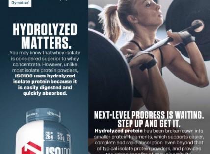DYMATIZE - ISO100 : Ông Vua Của Dòng Whey Thủy Phân