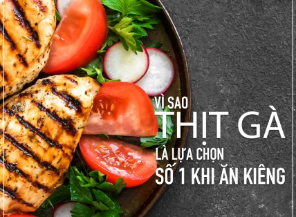 VÌ SAO THỊT GÀ LÀ LỰA CHỌN SỐ 1 KHI ĂN KIÊNG?